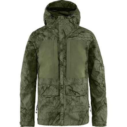 Fjallraven - Lappland Hybrid Jacket - Men's - Green Camo/Laurel Green