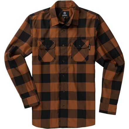 Flylow - Handlebar Tech Flannel Shirt - Men's - Copper/Black Plaid