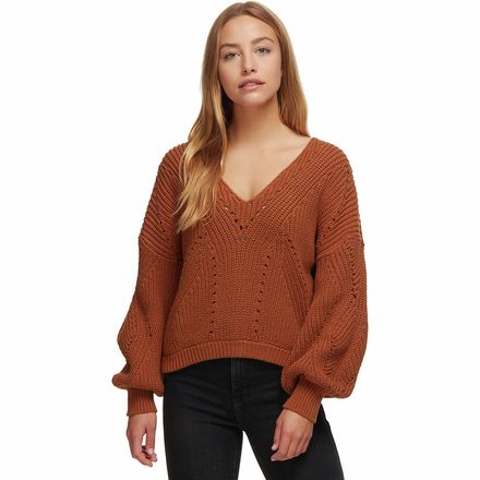 Free People - All Day Long V-Neck Sweater - Women's