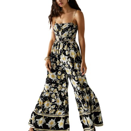 Free People - Little Of Your Love Jumpsuit - Women's - Moonless Combo