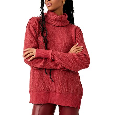 Free People - Tommy Turtle Sweater - Women's - Blended Berry