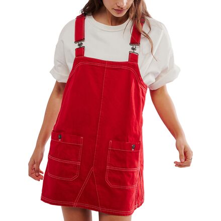Overall Smock Mini Dress - Women's
