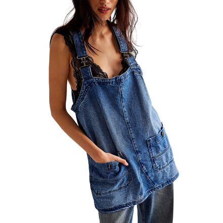 Free People - Overall Smock Mini Dress - Women's
