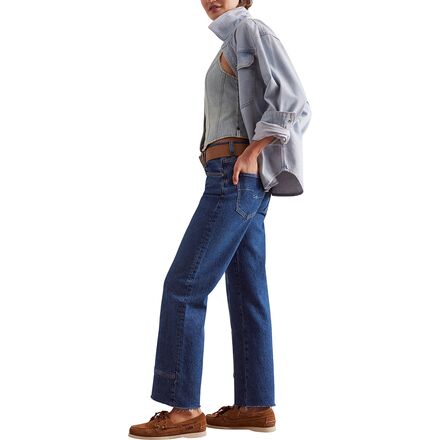 Free People - Risk Taker High Rise Straight Pant - Women's
