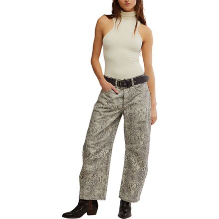 Free People - Good Luck Printed Barrel Pant - Women's