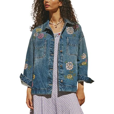 Free People - Madison City Embroidered Jacket - Women's
