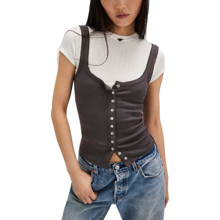 End Game Pointelle Tank Top - Women's
