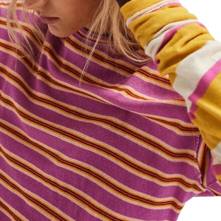 Free People - Nina Stripe Long-Sleeve Shirt - Women's