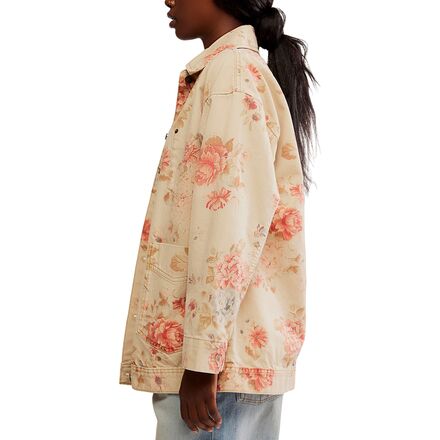 Free People - Avery Print Denim Jacket - Women's