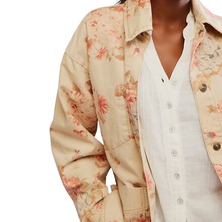 Free People - Avery Print Denim Jacket - Women's