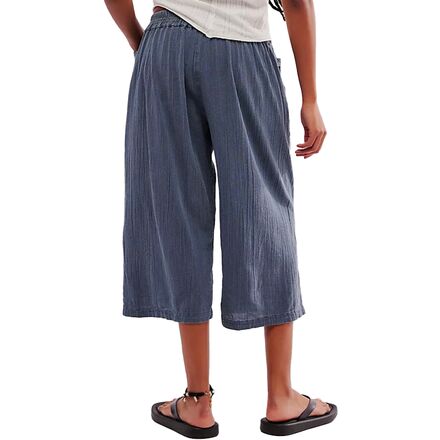 Free People - Gianna Ruched Gaucho Pull On Pant - Women's