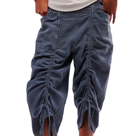 Free People - Gianna Ruched Gaucho Pull On Pant - Women's