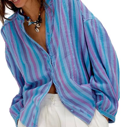 Free People - Striped Valley Double Cloth Shirt - Women's
