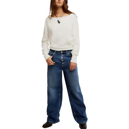 Free People - Nia Boy Friend Jean - Women's