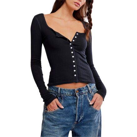 End Game Pointelle Long-Sleeve Top - Women's