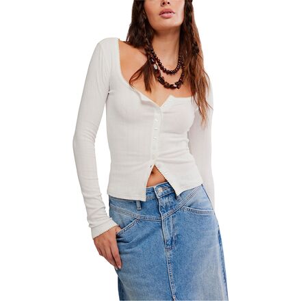 End Game Pointelle Long-Sleeve Top - Women's