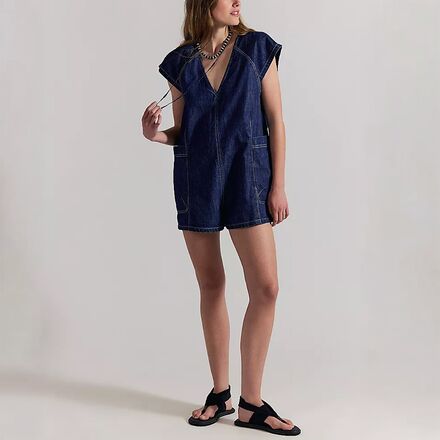 Free People - Free Fall Denim Romper - Women's