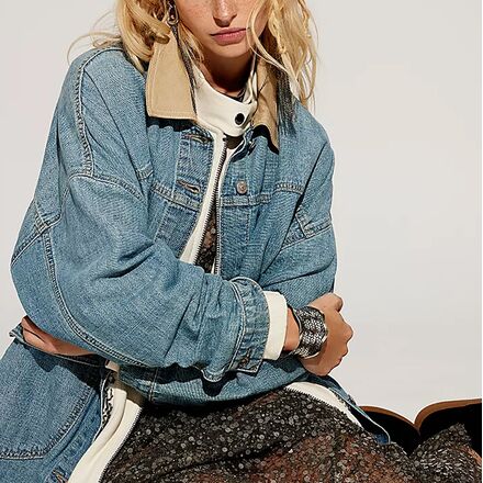 Free People - Lemon Denim Jacket - Women's