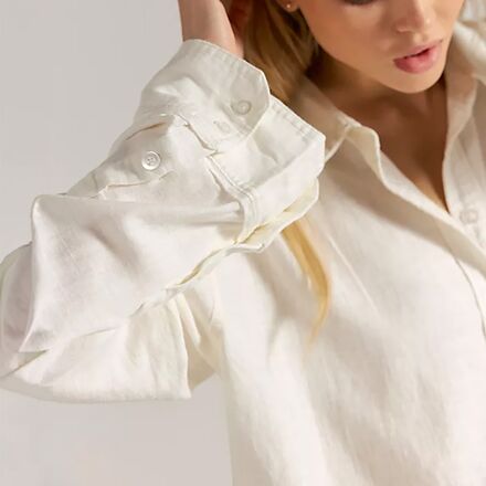 Free People - We The Free Laurel Linen Button-Up Shirt - Women's