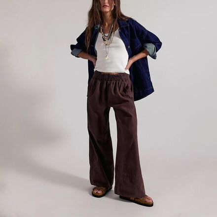 Free People - Days End Linen Pull On Pant - Women's