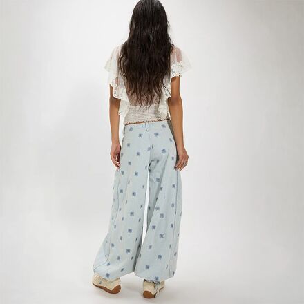 Free People - Lotus Embr Railroad Pant - Women's
