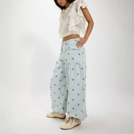 Free People - Lotus Embr Railroad Pant - Women's