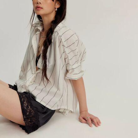 Free People - Seaside Cotton Stripe Shirt -Women's