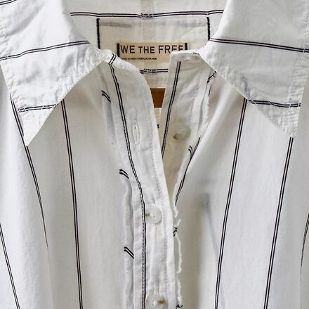 Free People - Seaside Cotton Stripe Shirt -Women's