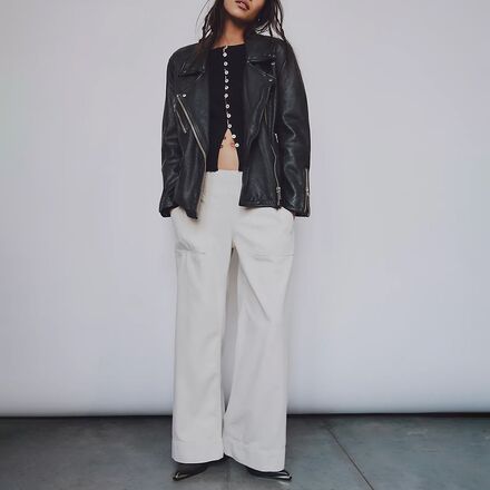 Free People - Breezy Denim Pull On Pant - Women's