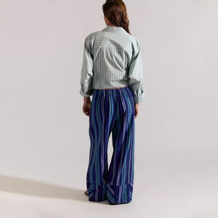 Free People - Days End Solar Linen Stripe Pant - Women's