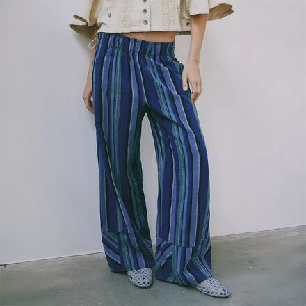 Free People - Days End Solar Linen Stripe Pant - Women's