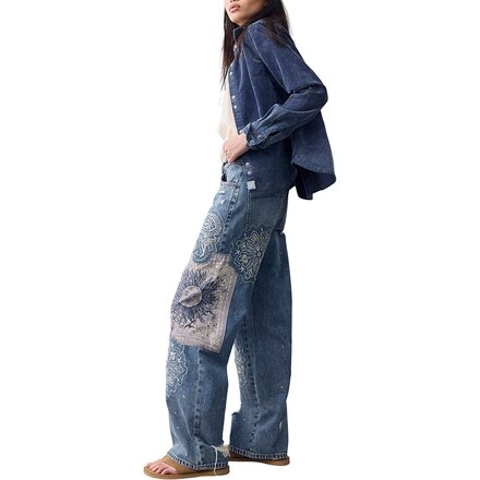 Free People - Reverie Patchwork Jean - Women's