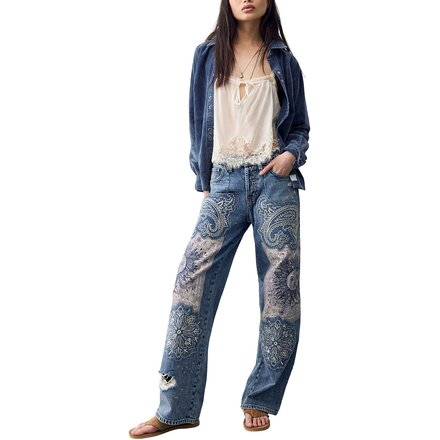 Free People - Reverie Patchwork Jean - Women's