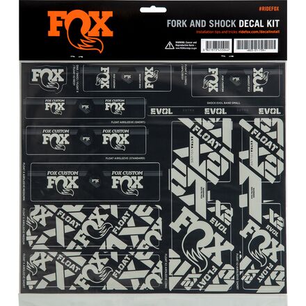 FOX Racing Shox - Fork & Shock Decal Kit