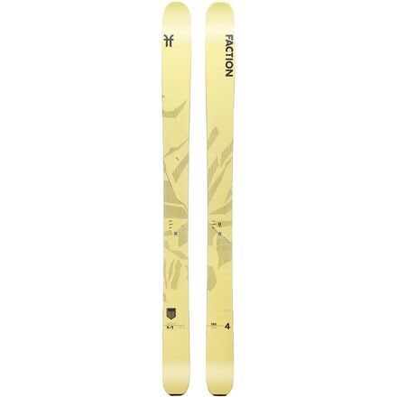 Faction Skis - Agent 4 Ski - 2023 - Yellow