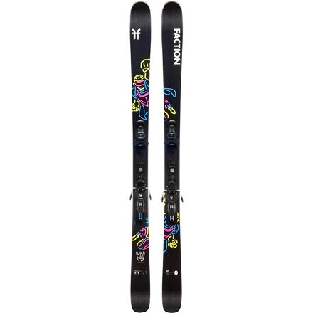 Faction Skis - Prodigy 0 Ski + M10 GW Binding - 2023 - Kids' - Black
