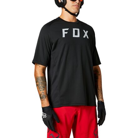 Fox Racing - Defend Short-Sleeve Jersey - Men's - Black/White Logo