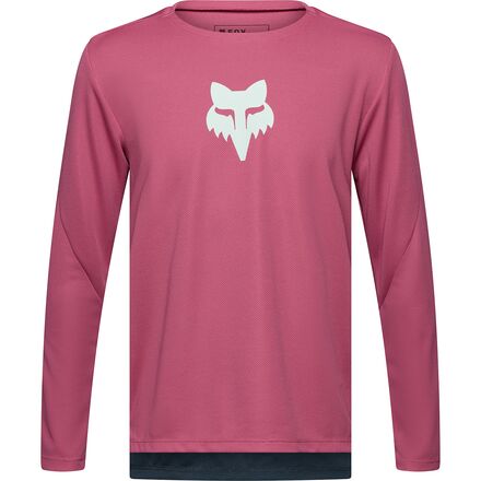 Fox Racing - Ranger Long-Sleeve Jersey - Kids' - Berry Fox Head
