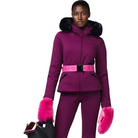 Goldbergh - Hida Jacket Faux Fur Jacket - Women's - Cherry