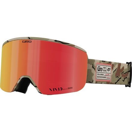 Giro - Axis Goggles - Green Surplus/Vivid Ember/Vivid Infrared