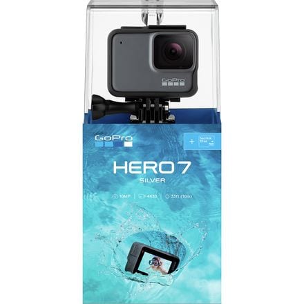 GoPro - Hero7 Silver Specialty Bundle + SD Card