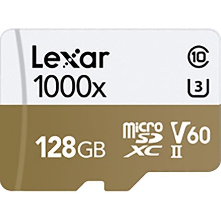 GoPro - 128GB Lexar Pro Micro SDXC Memory Card 1000x