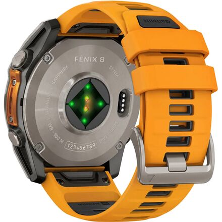 Garmin - fenix 8 AMOLED Sapphire Sport Watch