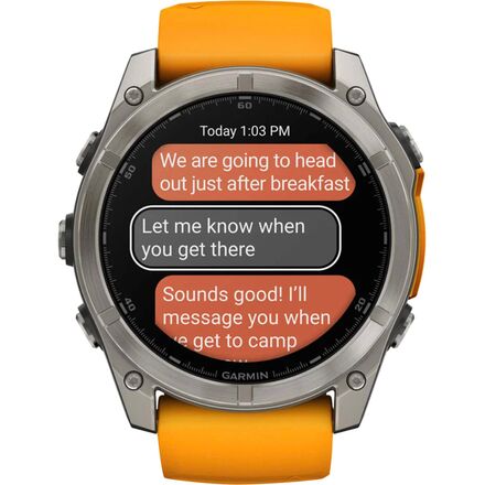 Garmin - fenix 8 AMOLED Sapphire Sport Watch