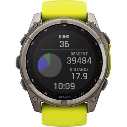 Garmin - fenix 8 Solar Sapphire Sport Watch