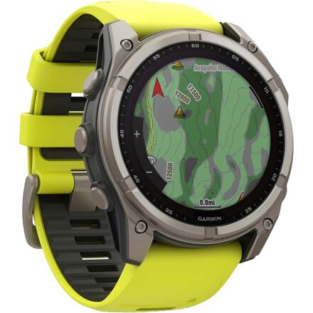 Garmin - fenix 8 Solar Sapphire Sport Watch