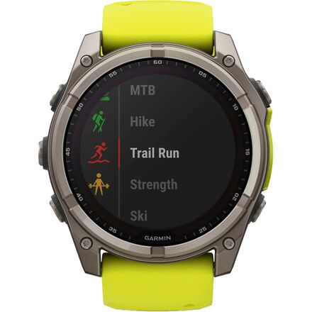 Garmin - fenix 8 Solar Sapphire Sport Watch