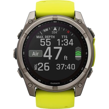 Garmin - fenix 8 Solar Sapphire Sport Watch