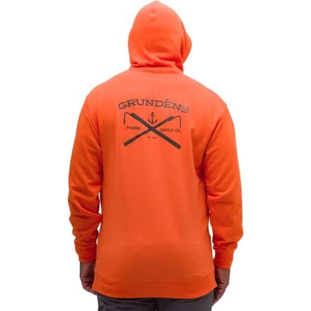 Grundens - Displacement DWR Hoodie - Men's - Red Orange
