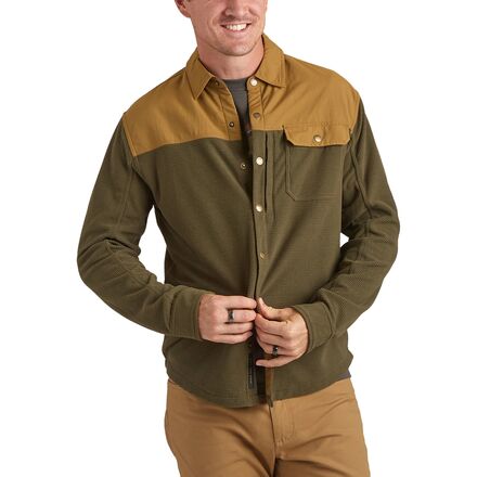 Howler Brothers - Vapors Polarfleece Shirt Jacket - Men's - Olive Tree/Antique Bronze